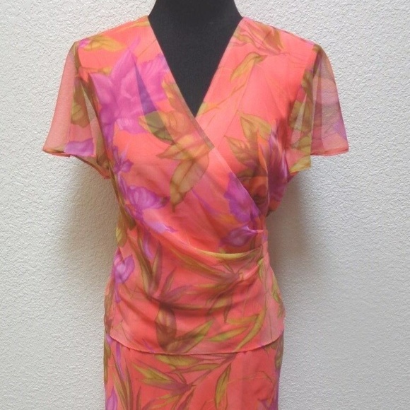 NWT Sheri Martin New York Petite Cocktail Dress 4P - Picture 1 of 6